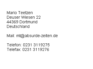 Anschrift