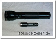 Größenvergleich Maglite - Led Lenser M1