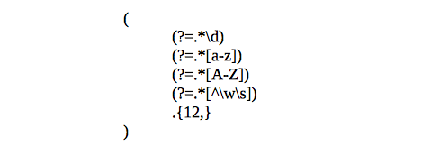 RegEx zur Kennwort-Validierung